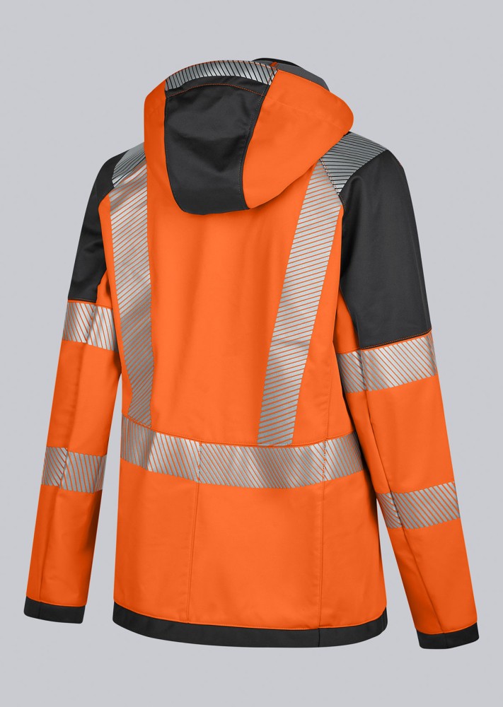 BP® Warnschutz-Stretch-Softshelljacke für Damen