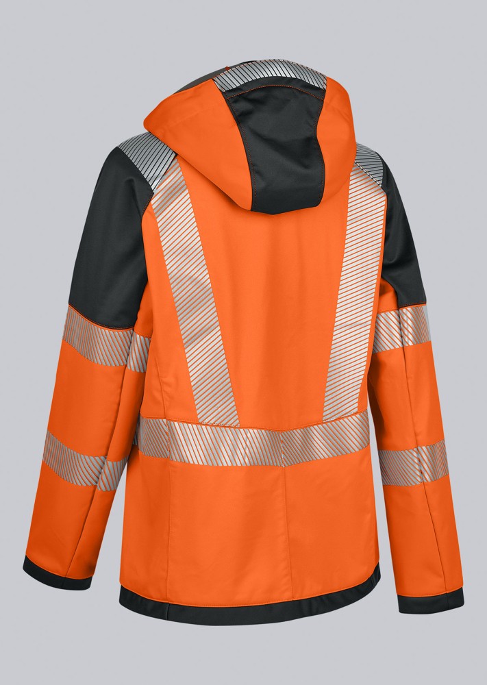 BP® Warnschutz-Stretch-Softshelljacke für Damen