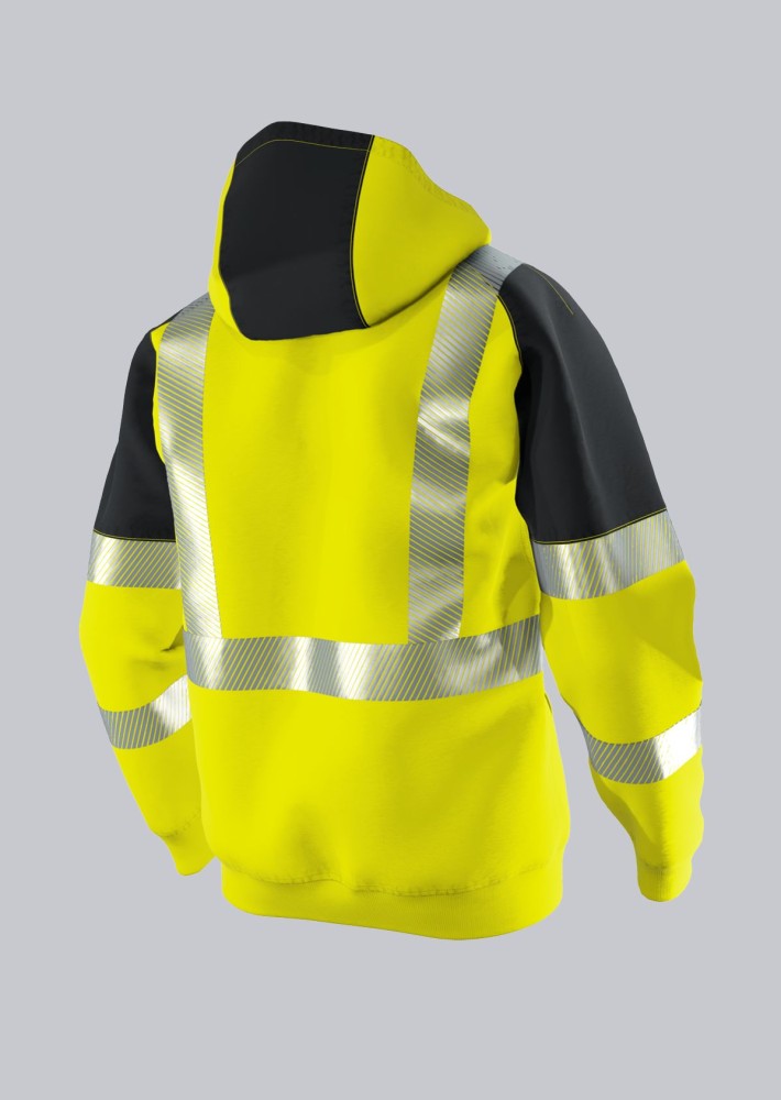BP® Warnschutz-Sweatjacke mit Kapuze