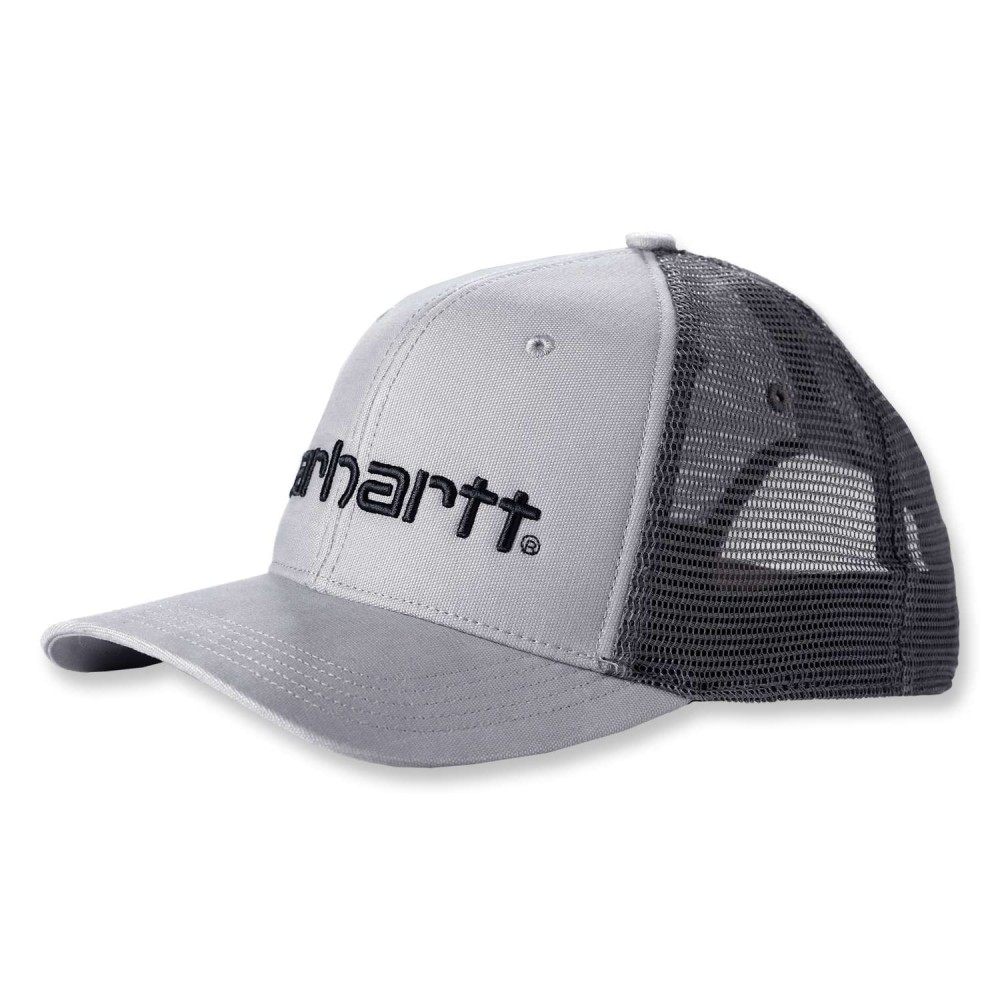 Canvas Mesh-Back Logo Graphic Cap