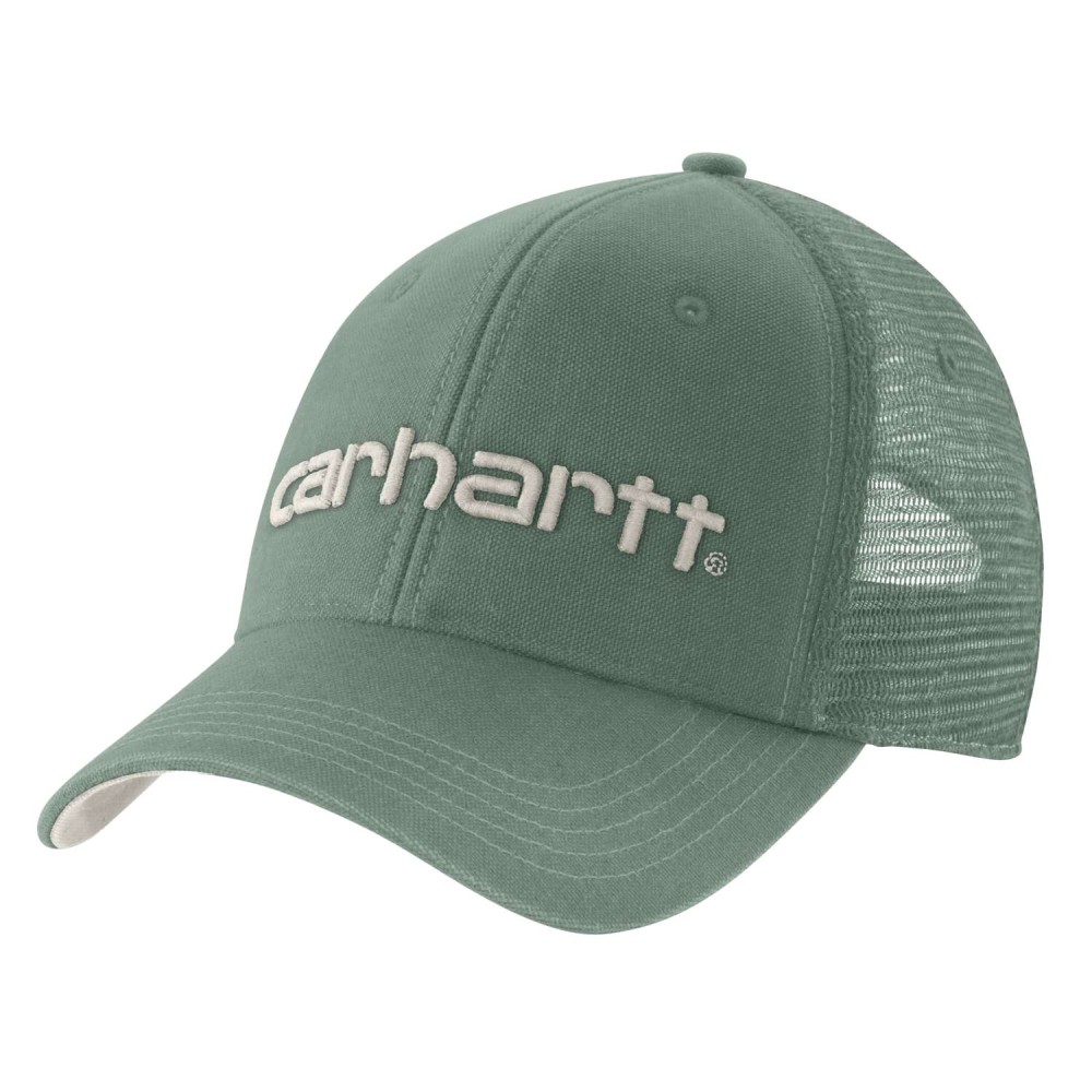 Canvas Mesh-Back Logo Graphic Cap