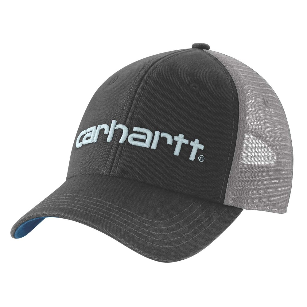 Canvas Mesh-Back Logo Graphic Cap