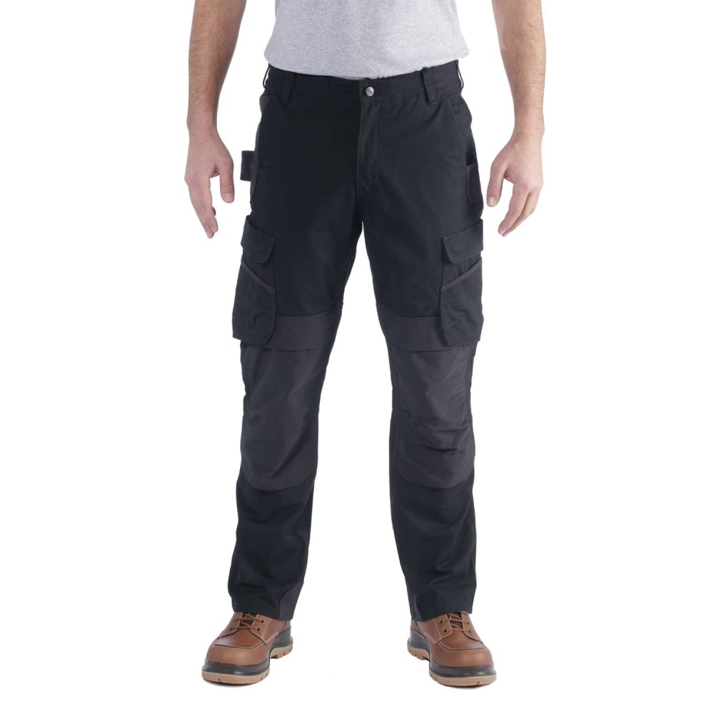 Relaxed Straight Steel Double Front Cargo Pant