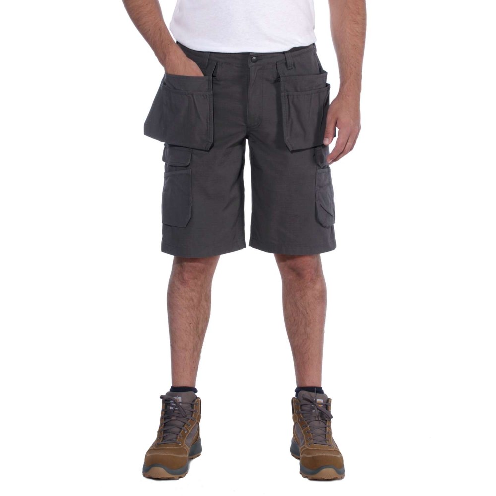 Relaxed 12" Steel Rugged Flex™ Ripstop Cargo Short