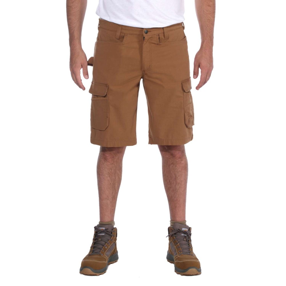 Relaxed 12" Steel Rugged Flex™ Ripstop Cargo Short