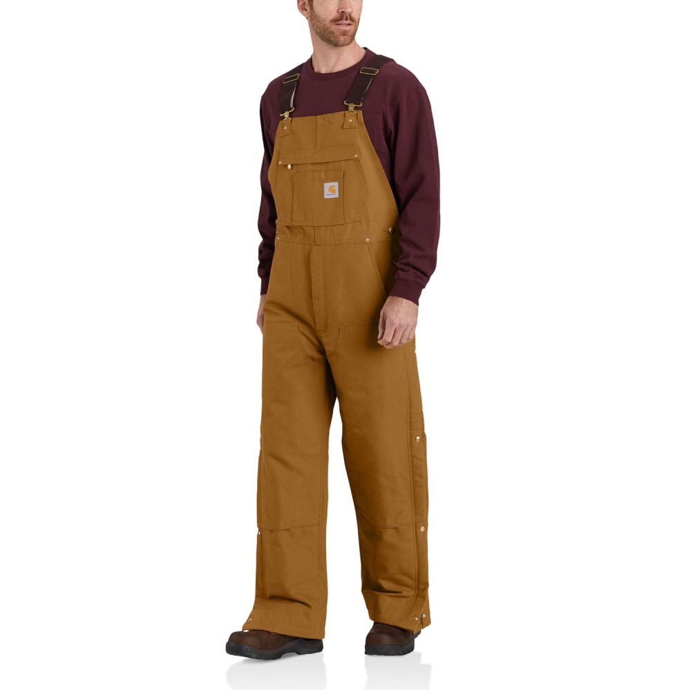 Loose Fit Firm Duck Insulated Bib Overall