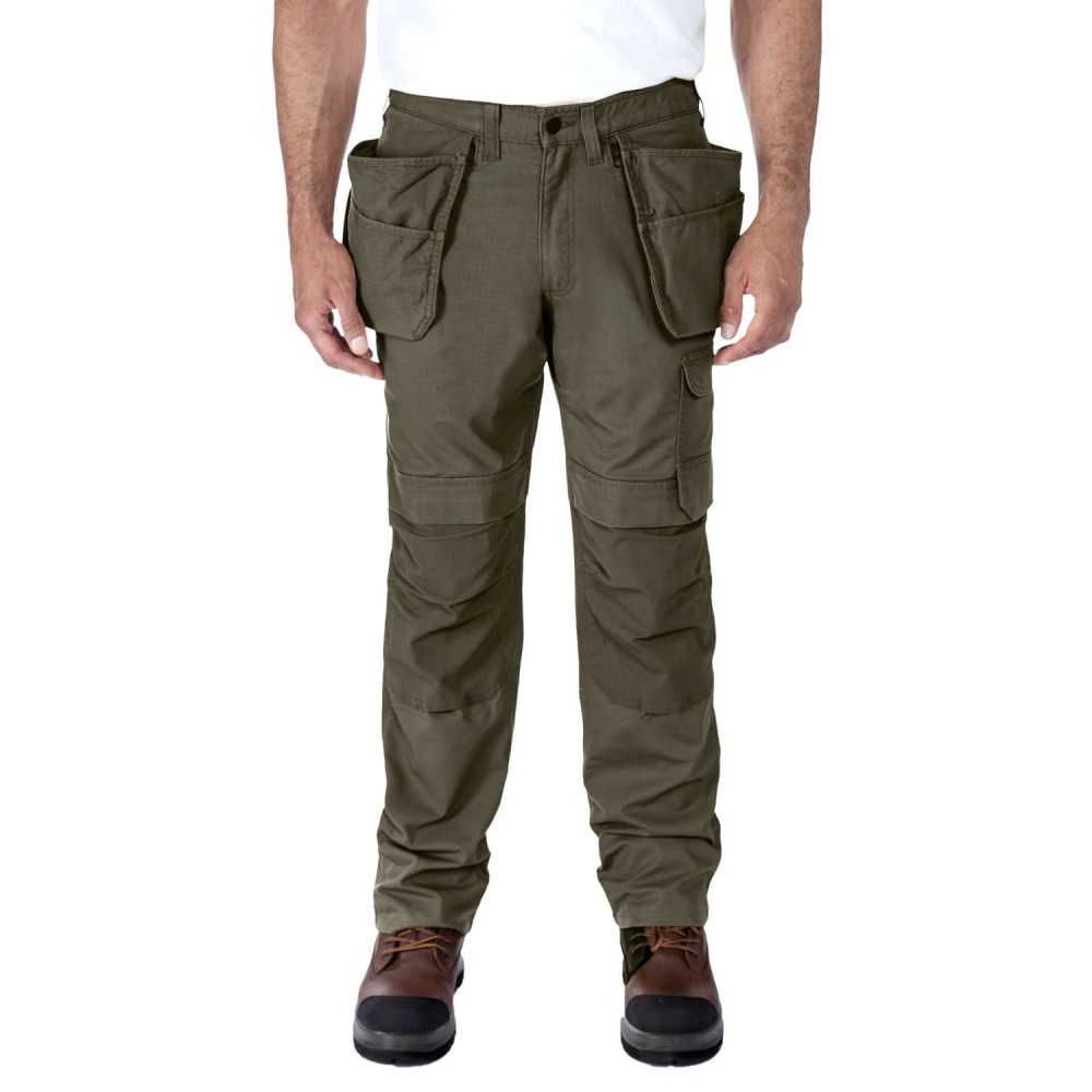 Relaxed Straight Steel Rugged Flex™ Ripstop Double-Front Cargo Pant