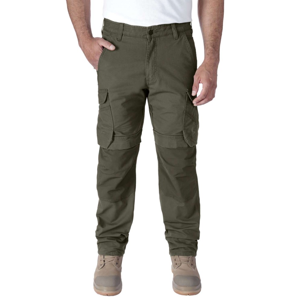 Relaxed Straight Steel Rugged Flex™ Ripstop Double-Front Cargo Pant