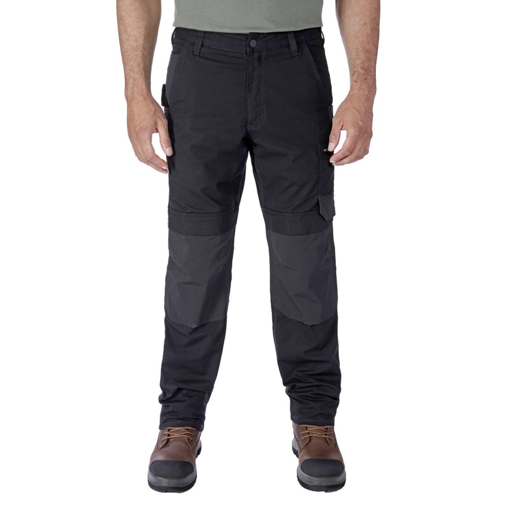 Relaxed Straight Steel Rugged Flex™ Ripstop Double-Front Cargo Dungaree
