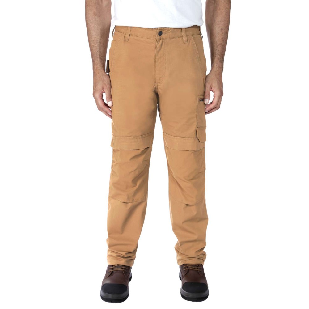 Relaxed Straight Steel Rugged Flex™ Ripstop Double-Front Cargo Dungaree