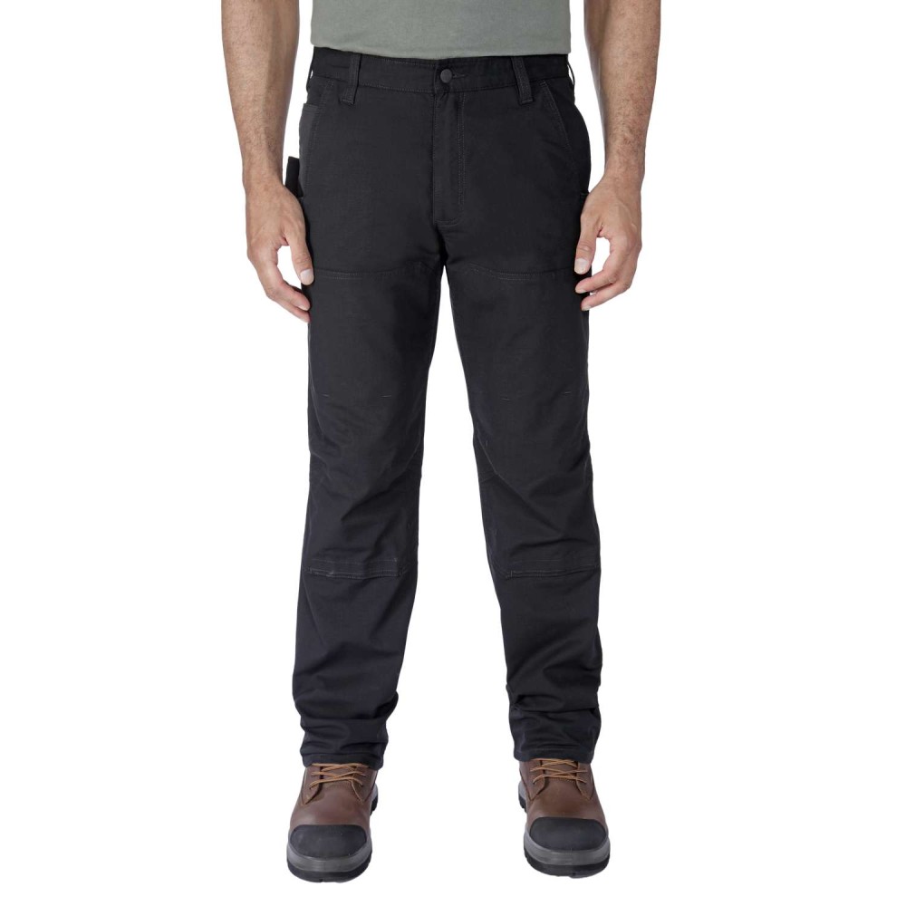 Relaxed Straight Steel Rugged Flex™ Ripstop Double-Front Dungaree