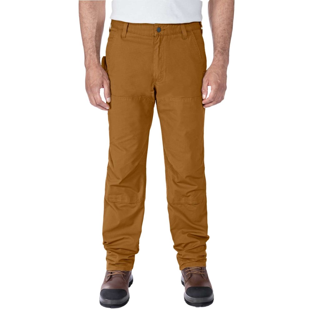 Relaxed Straight Steel Rugged Flex™ Ripstop Double-Front Dungaree