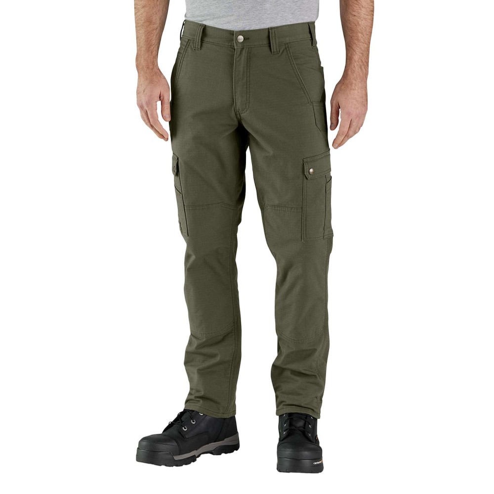 Rugged Flex™ Relaxed Fit Ripstop Cargo Fleece-Lined Work Pant