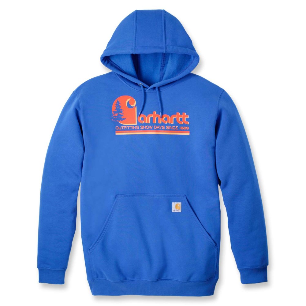 Loose Fit Midweight Graphic Hooded Sweatshirt