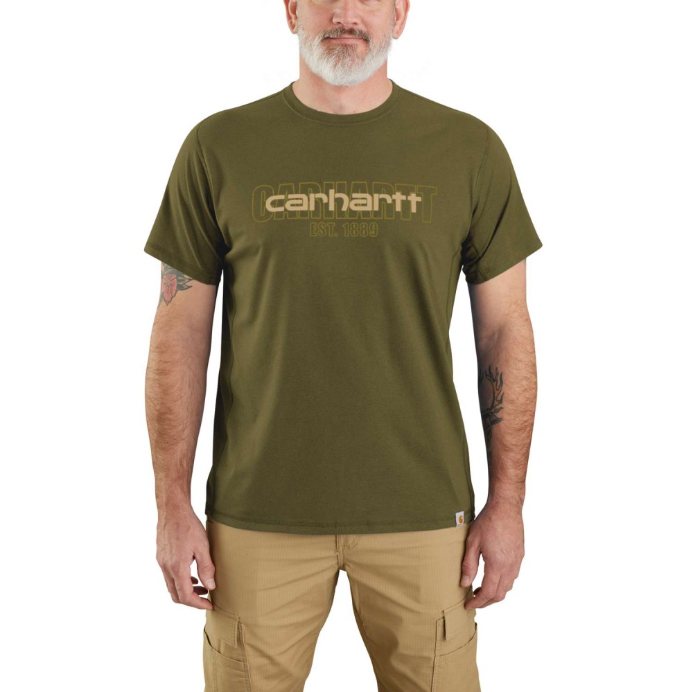 Carhartt Force™ Relaxed Fit Midweight Short-Sleeve Logo Graphic T-Shirt