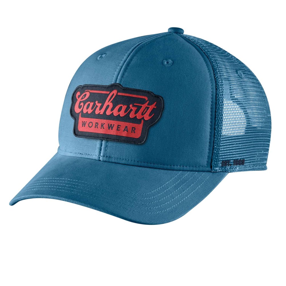 Rugged Flex™ Twill Mesh-Back Script Patch Cap