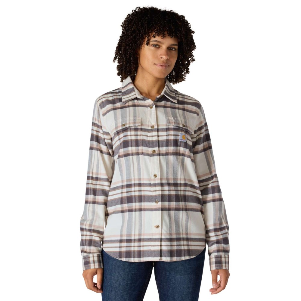 TENCEL™ Fiber Series Relaxed Fit Long-Sleeve Flannel Shirt