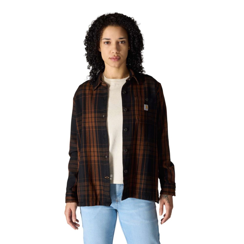 TENCEL™ Fiber Series Loose Fit Twill Plaid Shirt