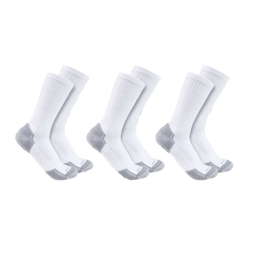 Midweight Cotton Blend Crew Sock 3 Pair