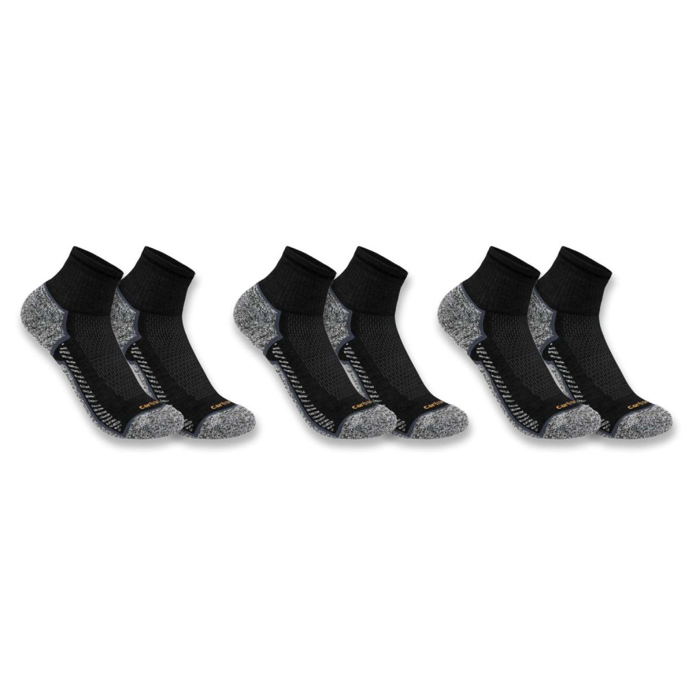 Carhartt Force™ Midweight Quarter Sock 3 Pair