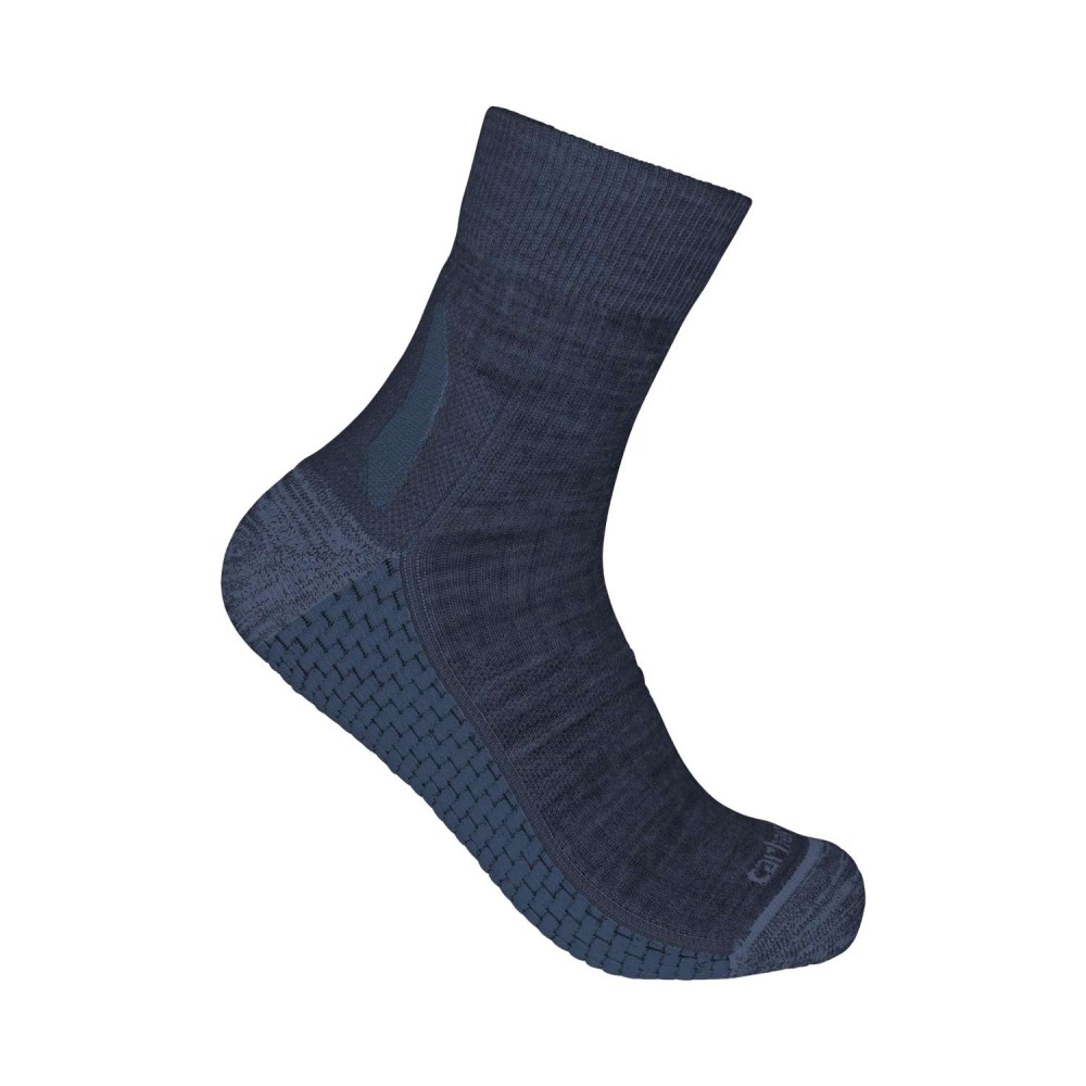 Force Grid Midweight Synthetic-Merino Wool Blend Quarter Sock