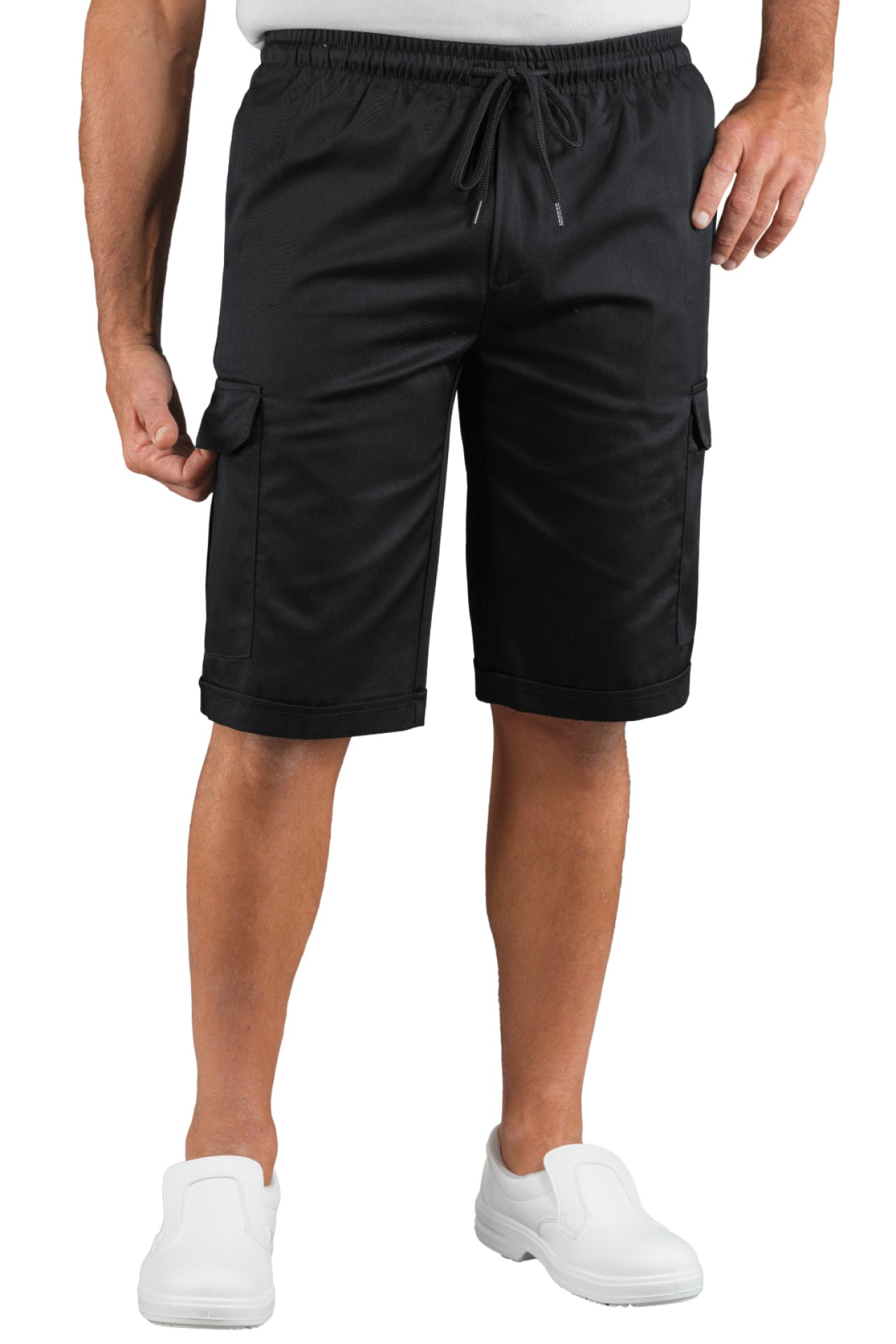 Kurz Pantalaccio Hose mit elastischer Taille - Isacco