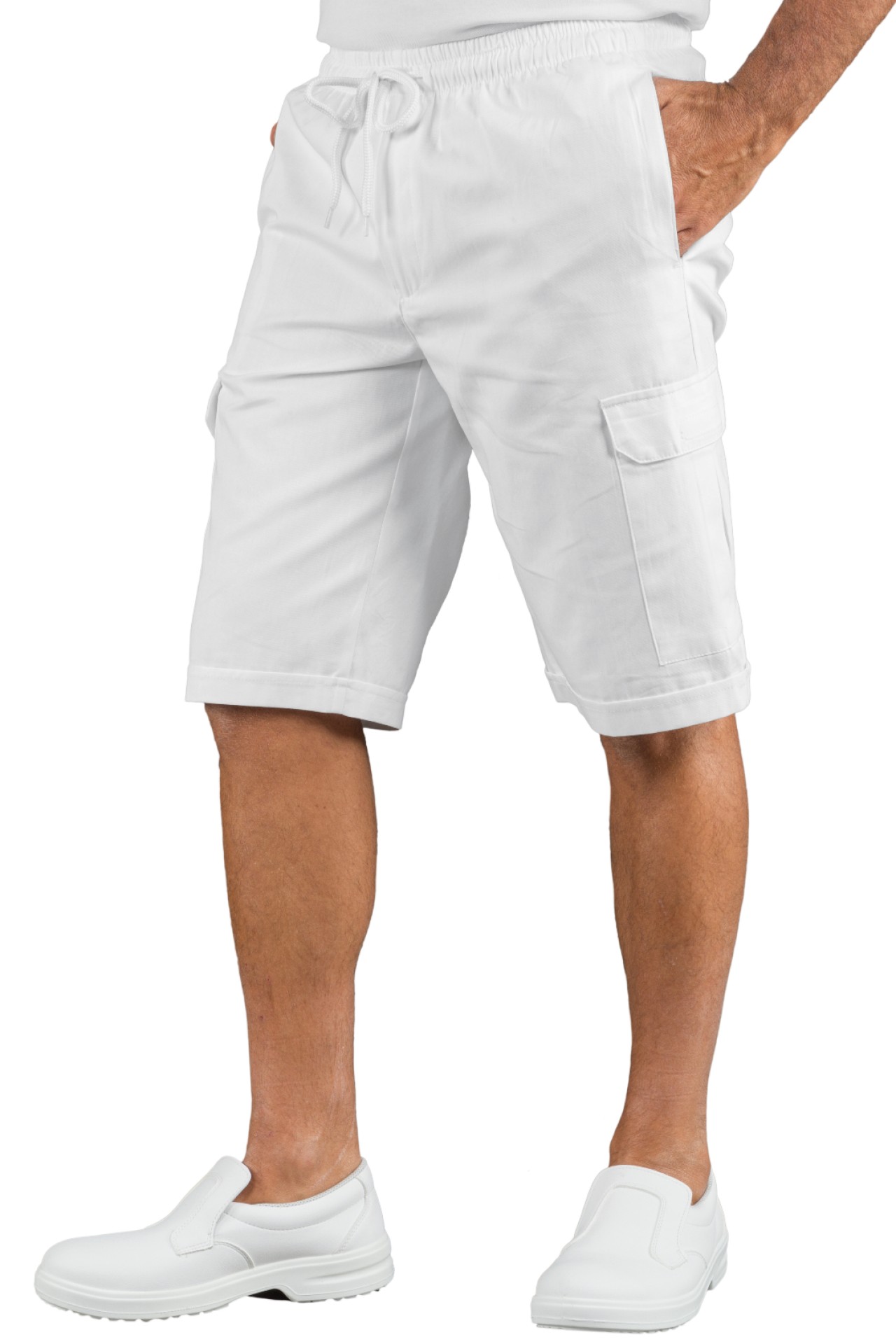 Kurz Pantalaccio Hose mit elastischer Taille - Isacco