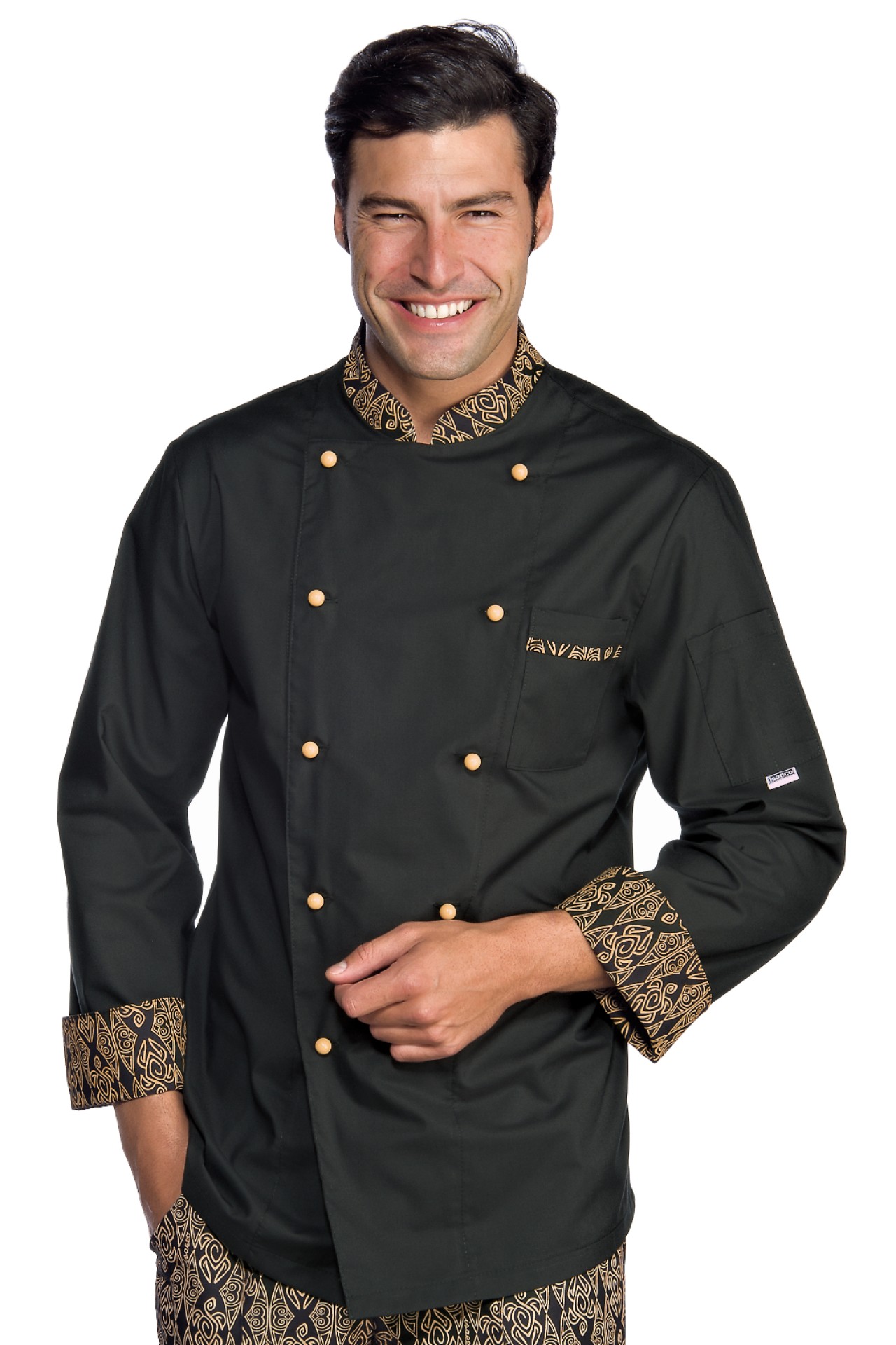 Zweifarbige Kochjacke - Isacco
