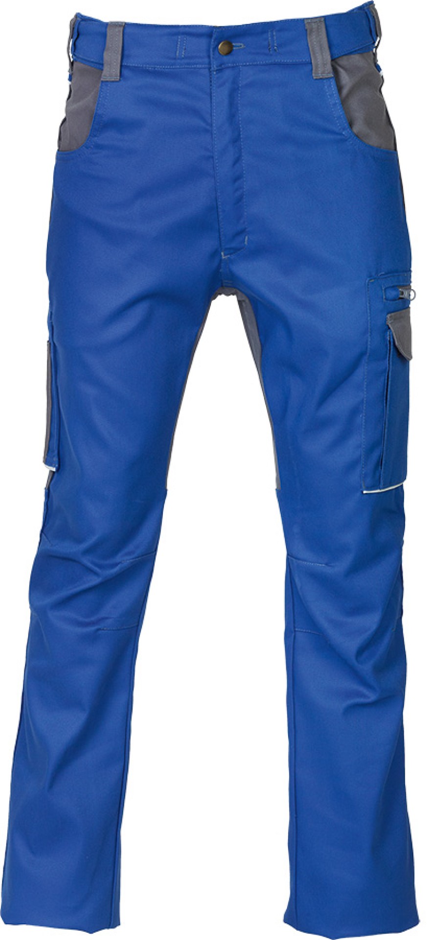 PROGRESSO Stretch-Bundhose blau/grau mit elastischem Bund