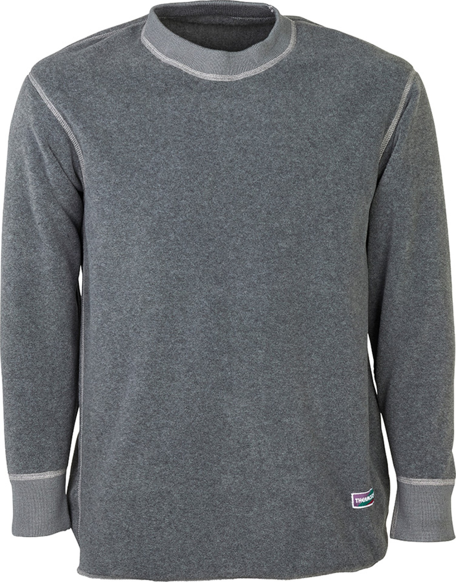 Thermo-Unterziehshirt THERMOSOFT grau, langer Arm, weich