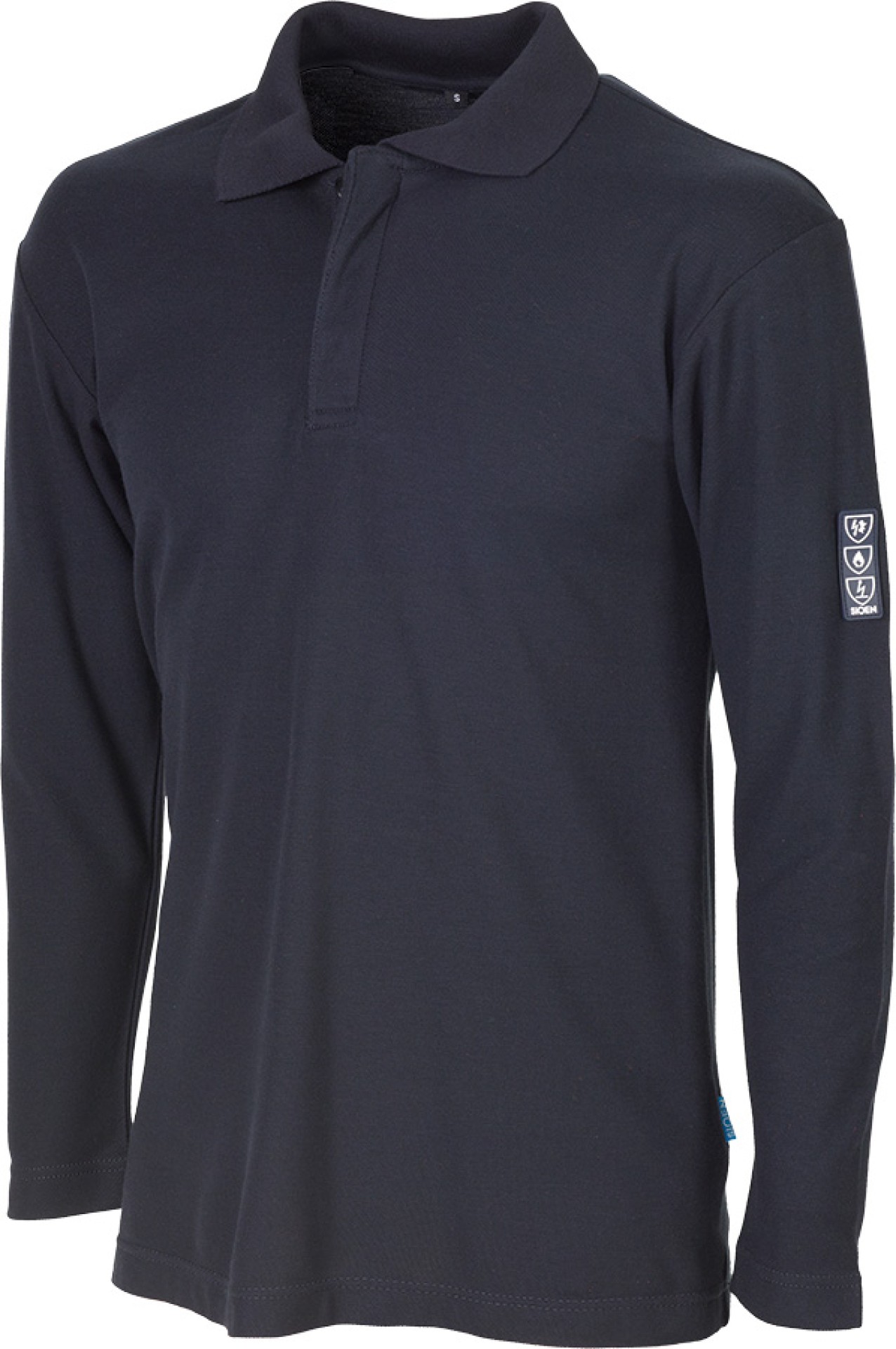 Sioen langärmliges Polo-Shirt Forbes, antistatisch, dunkelblau