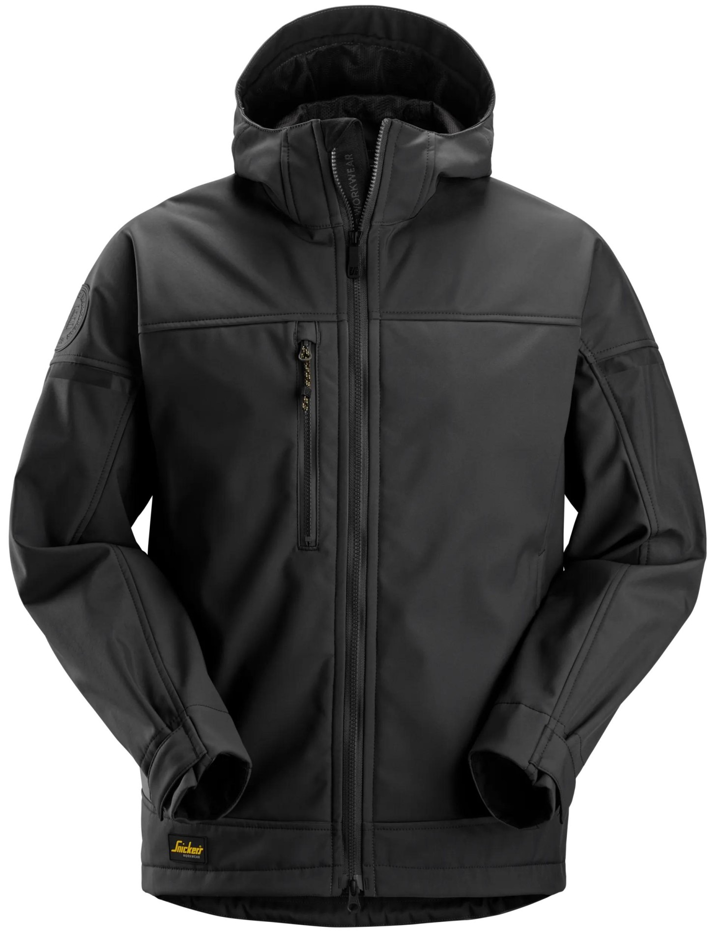 AllroundWork, Softshell-Jacke mit Stretch und Kapuze