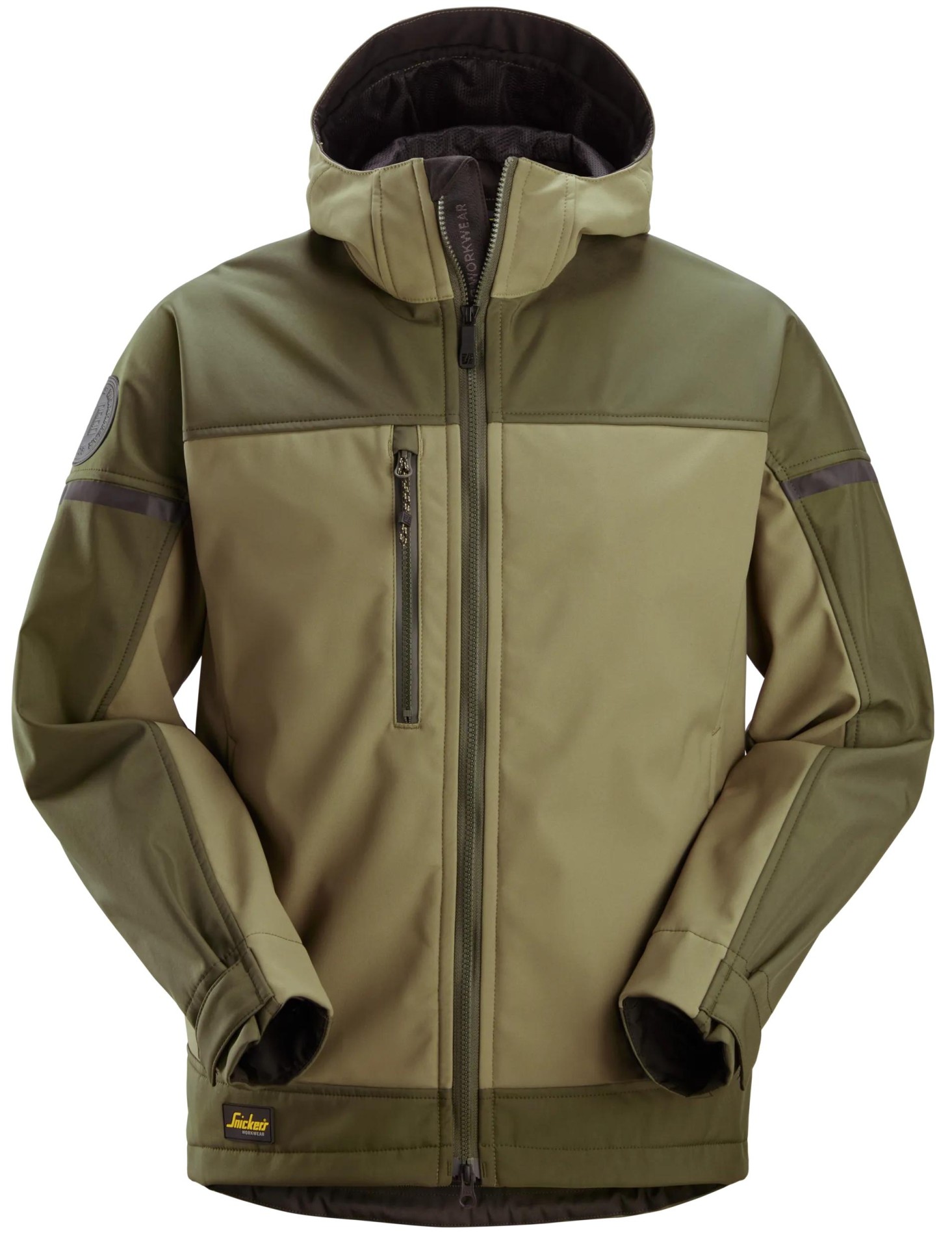 AllroundWork, Softshell-Jacke mit Stretch und Kapuze