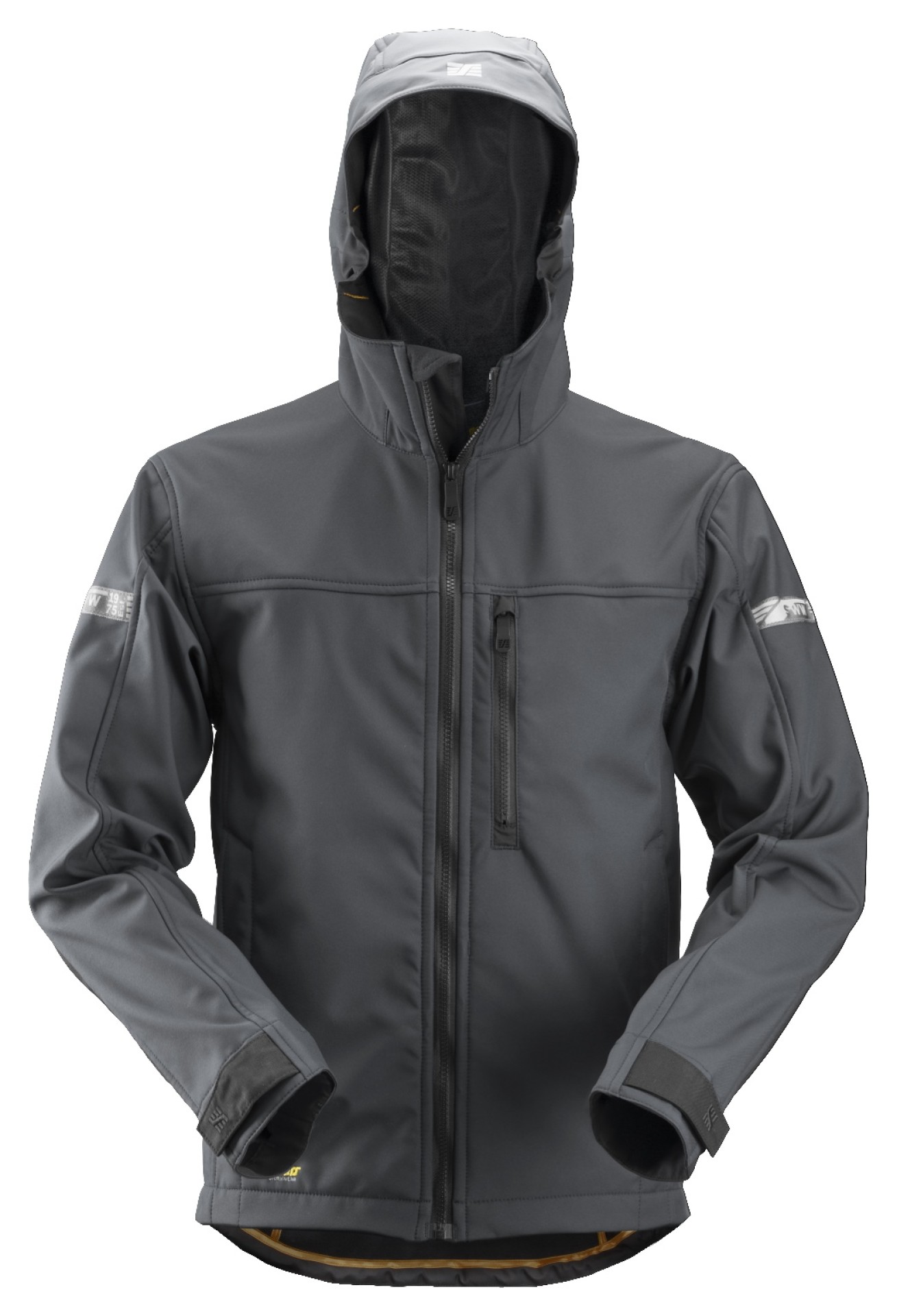 AllroundWork, Softshell-Arbeitsjacke mit Kapuze