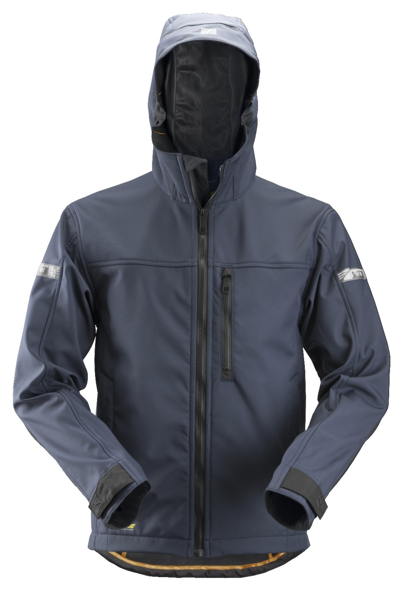 AllroundWork, Softshell-Arbeitsjacke mit Kapuze