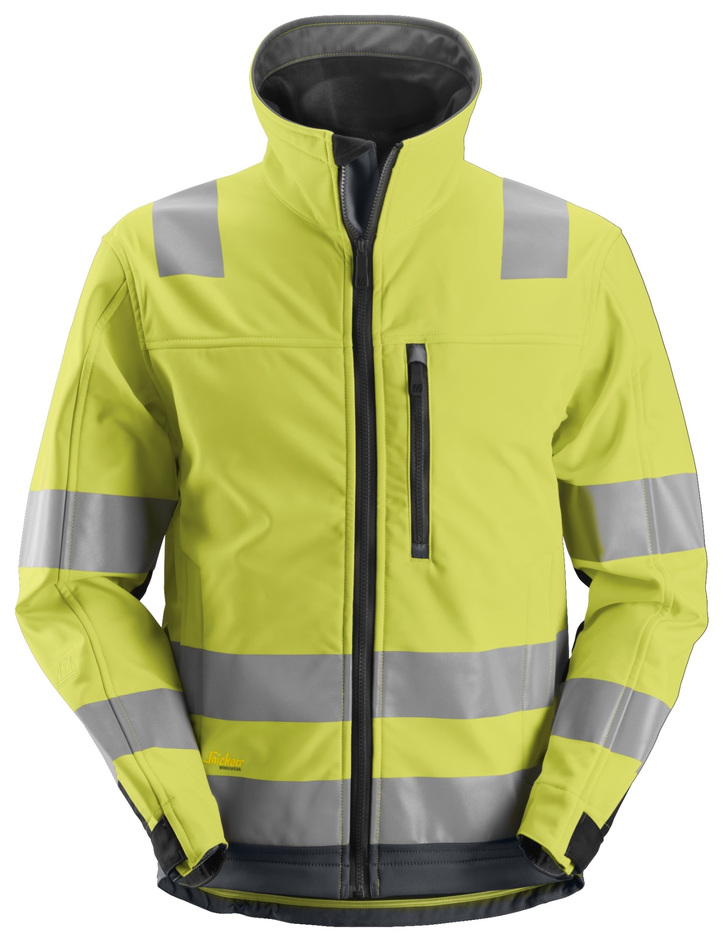 High-Vis, Softshell-Arbeitsjacke, Warnschutzklasse 3