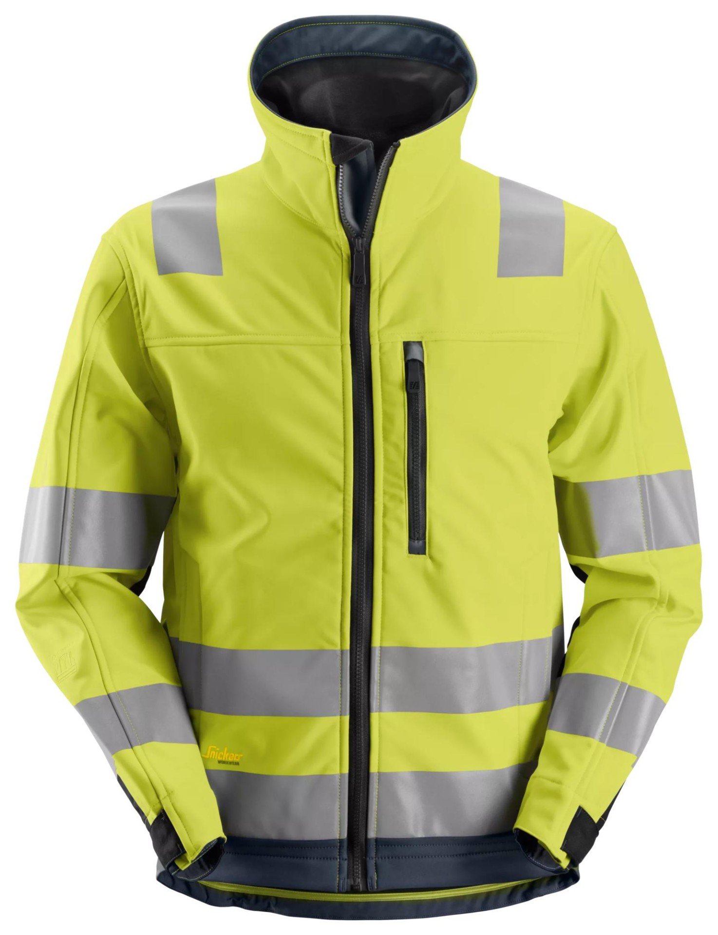 High-Vis, Softshell-Arbeitsjacke, Warnschutzklasse 3