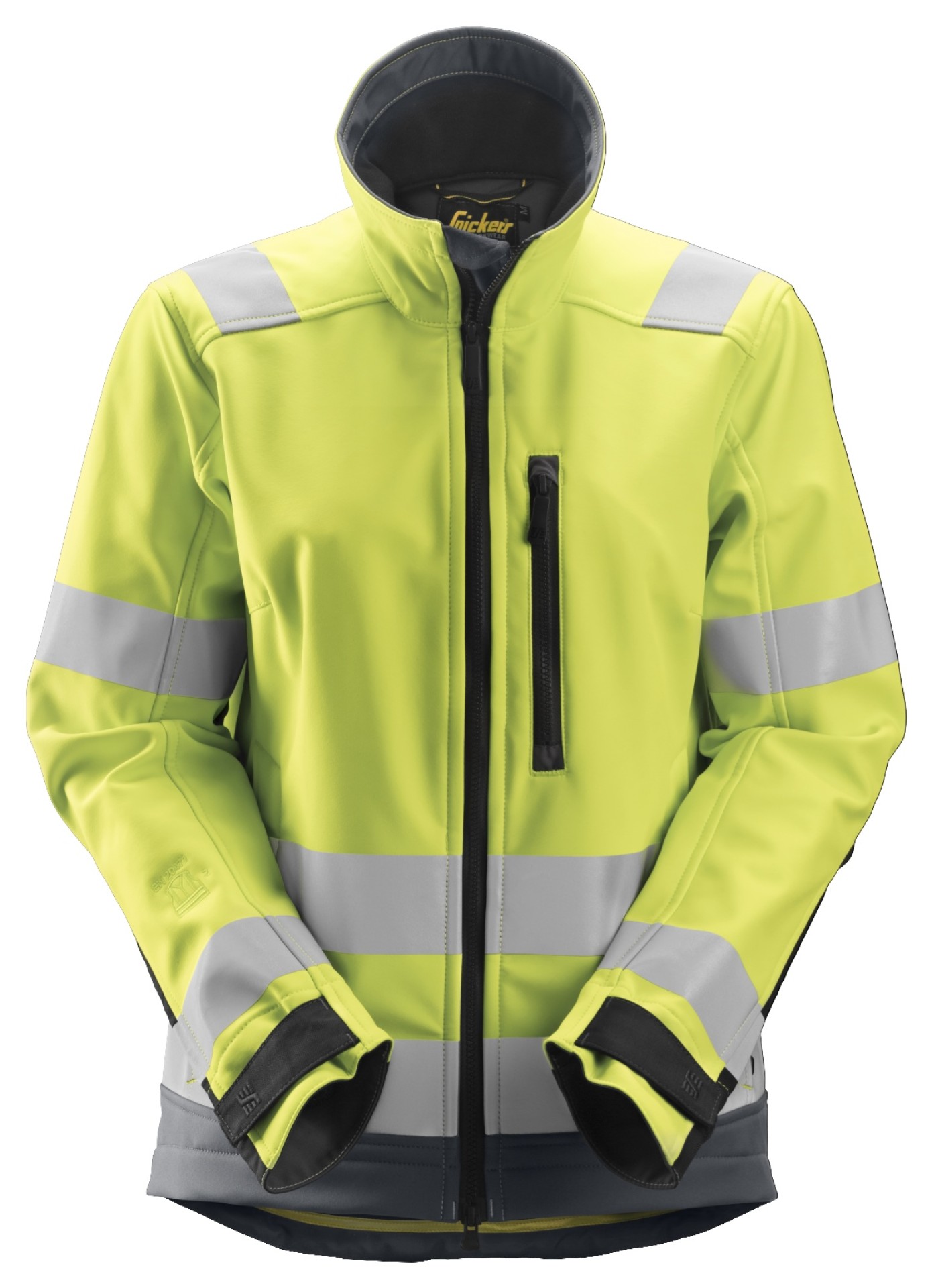 High-Vis, Softshell-Arbeitsjacke für Damen, Warnschutzklasse 2/3