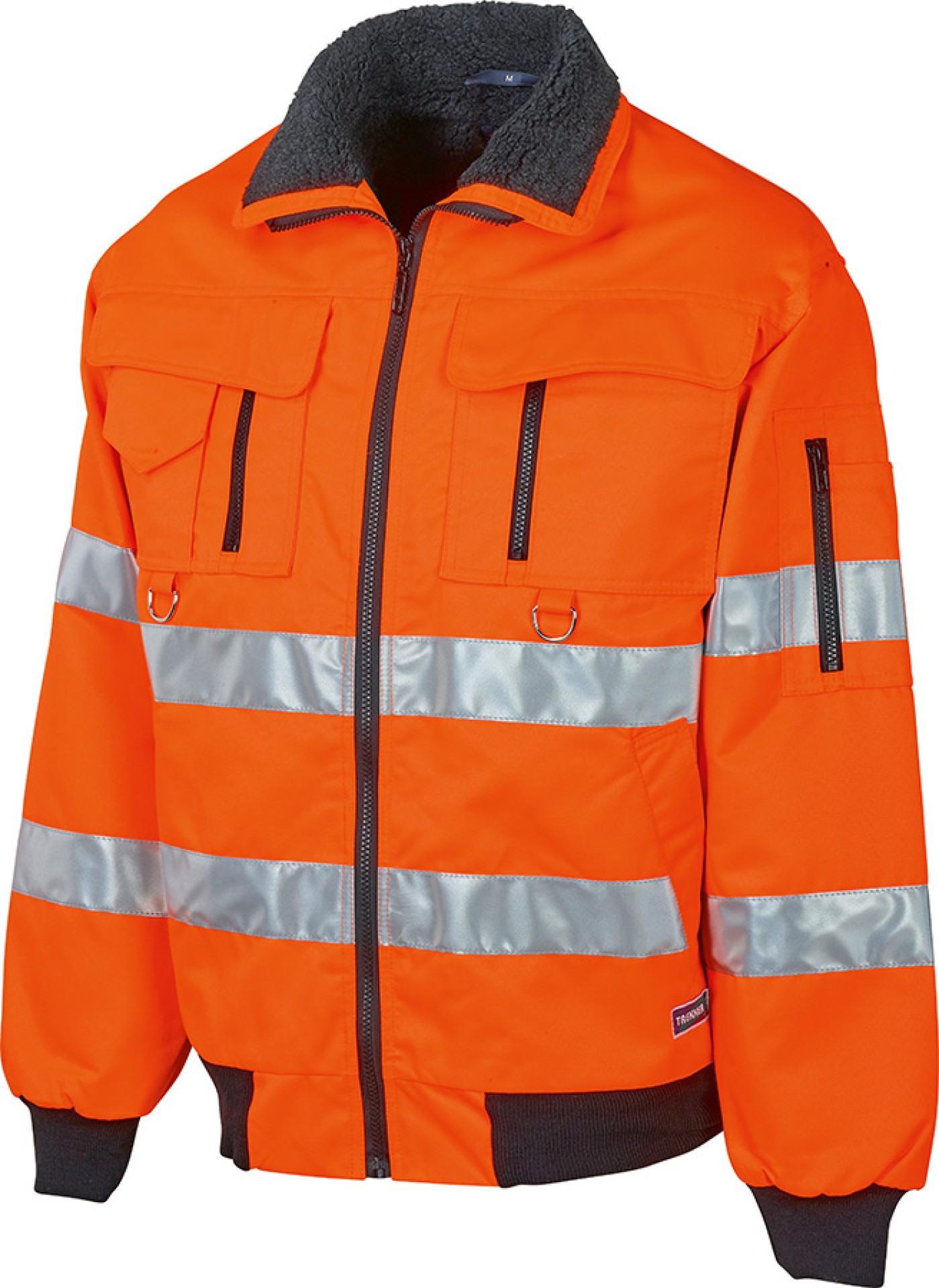 Warnschutzjacke Trekker Reflex leuchtorange, wasserabweisend, warm