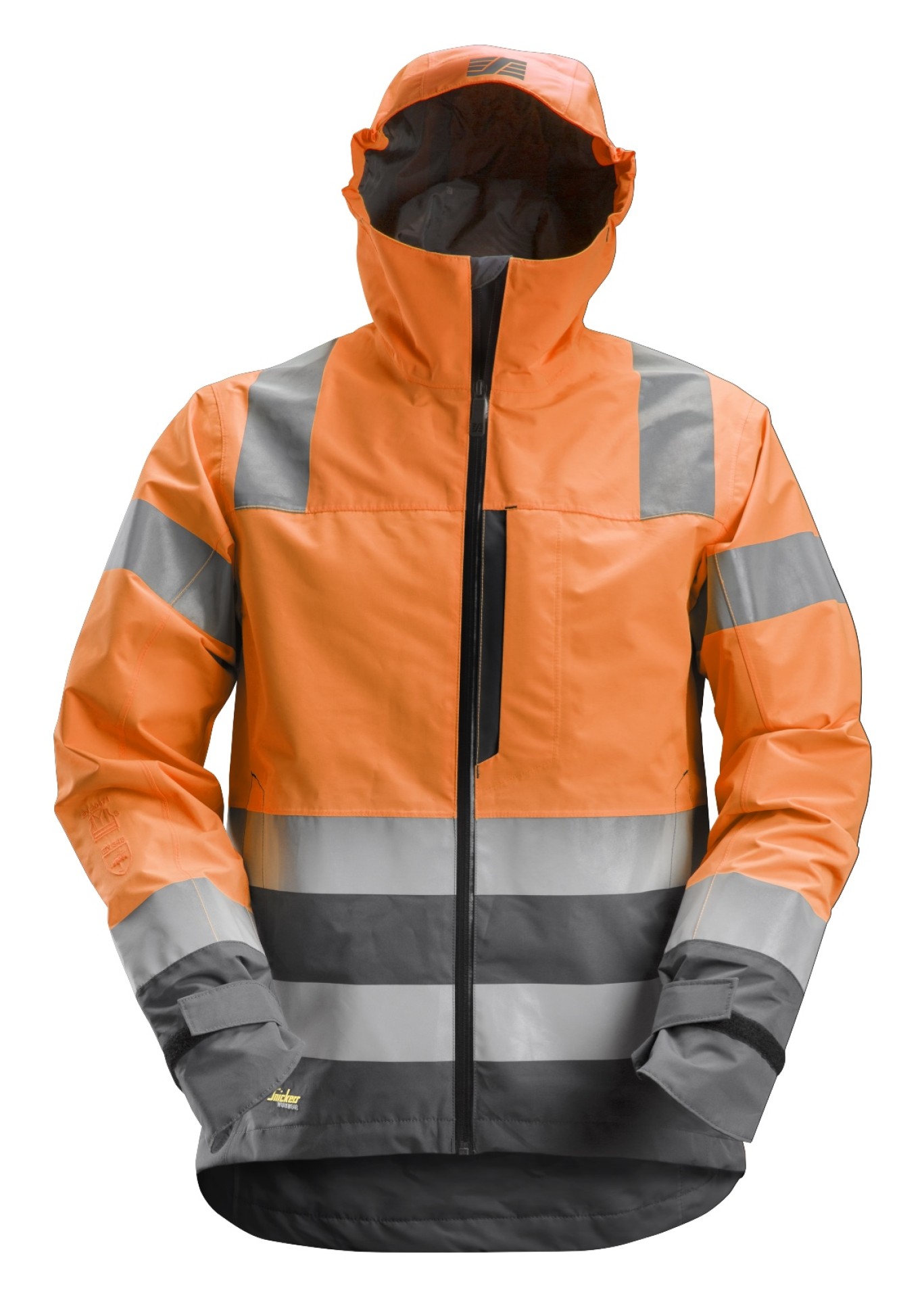 High-Vis, Wasserdichte Warnschutz-Softshell-Jacke, Warnschutzklasse 3