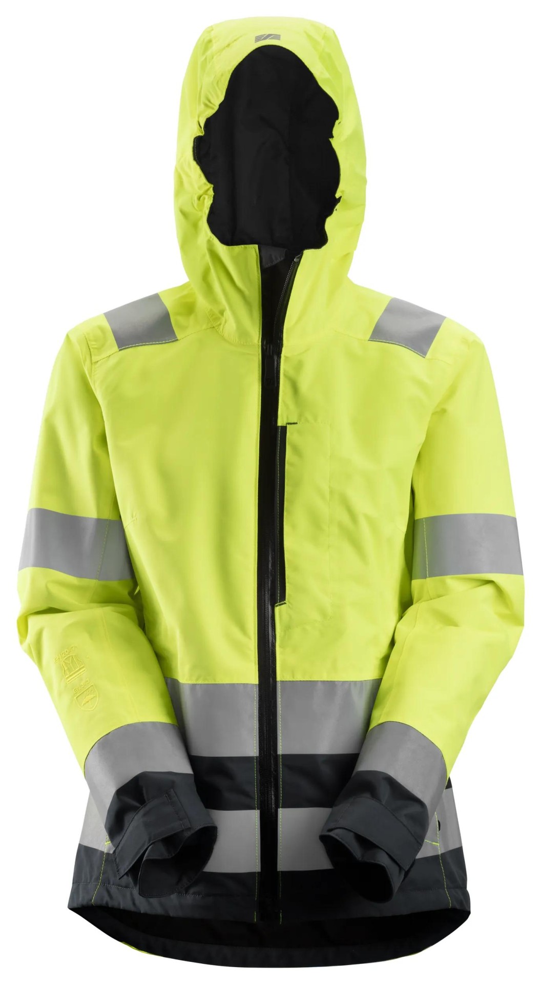 High-Vis, Wasserdichte Softshell-Jacke für Damen, Warnschutzklasse 2/3