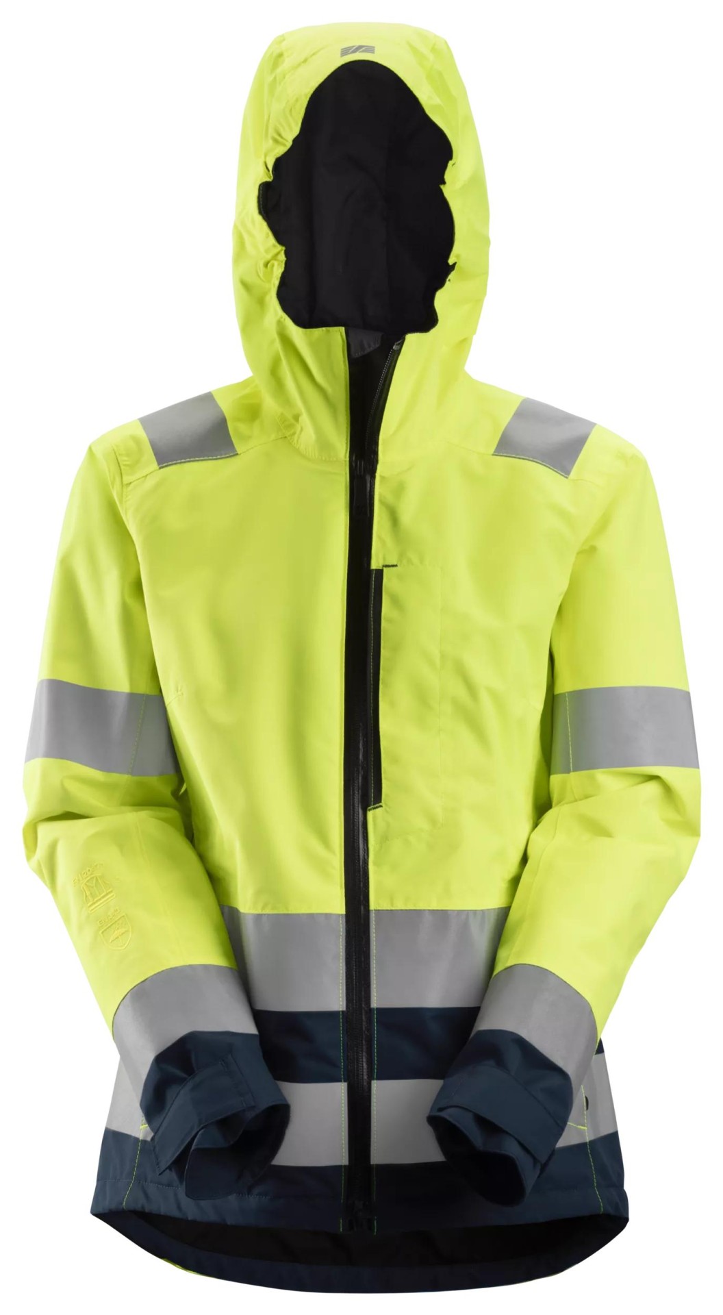 High-Vis, Wasserdichte Softshell-Jacke für Damen, Warnschutzklasse 2/3