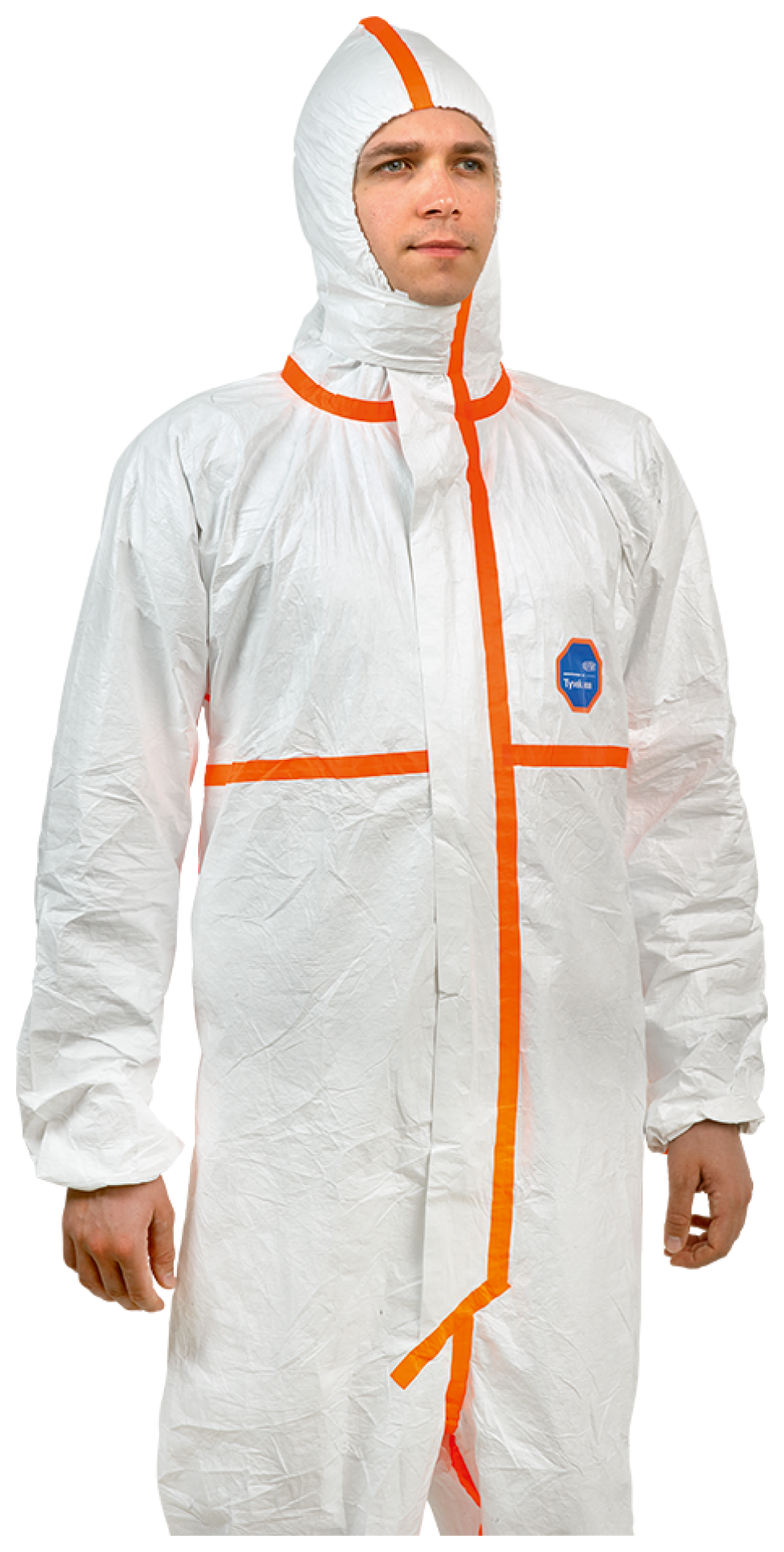 Chemieschutzoverall TYVEK 800J weiss, Typ 3-6, antistatisch, mit Kapuze