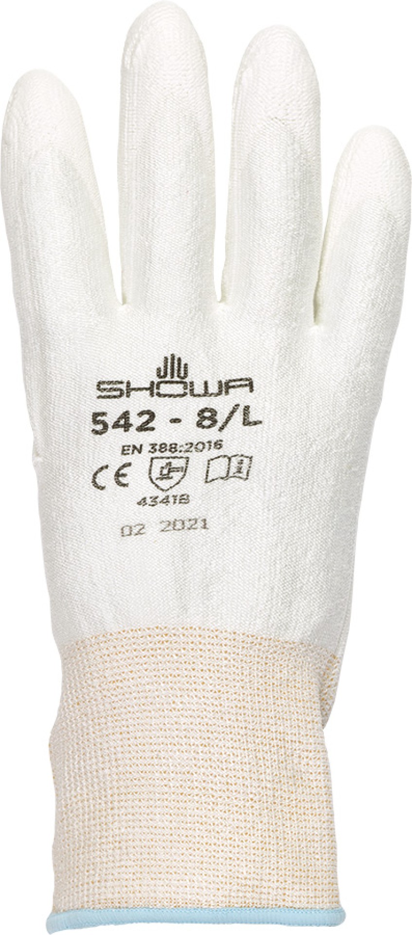 SHOWA Schnittschutz Handschuhe HPPE leicht, weiss, PU-Beschichtung