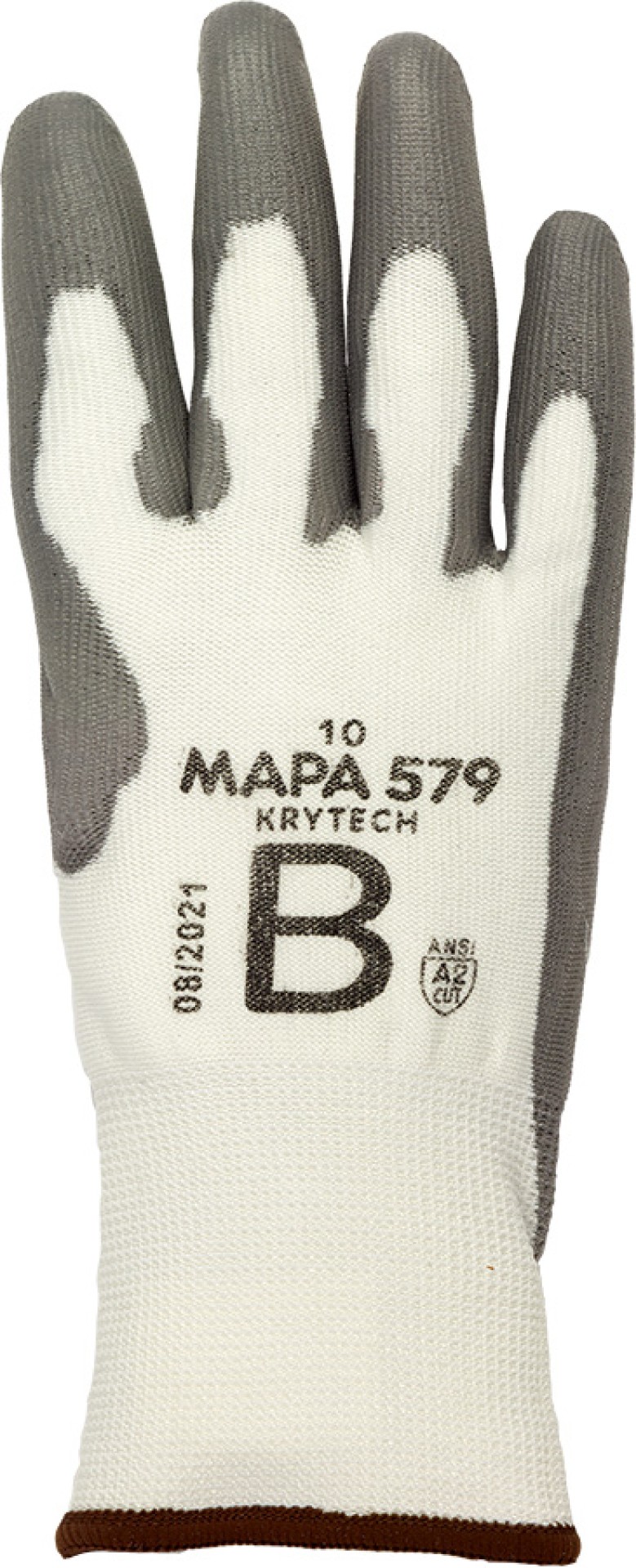 MAPA KRYTECH 579 Schnittschutz Handschuhe, rohwiss, PU-Beschichtung