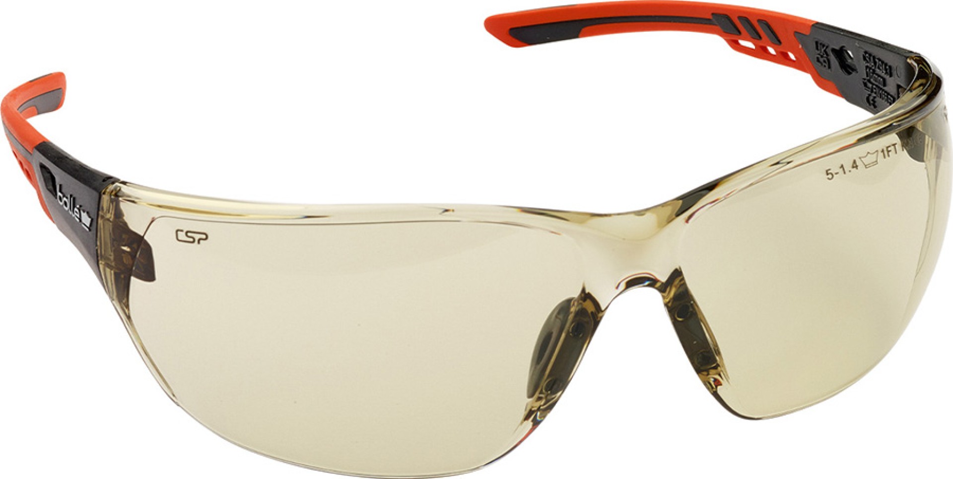 Leichte BOLLÉ Schutzbrille NESS+ mit kratzfesten Scheiben
