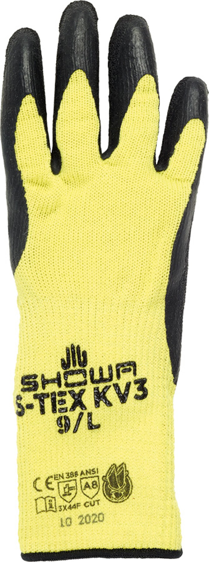 SHOWA Schnittschutzhandschuhe aus Aramid mit Latexbeschichtung