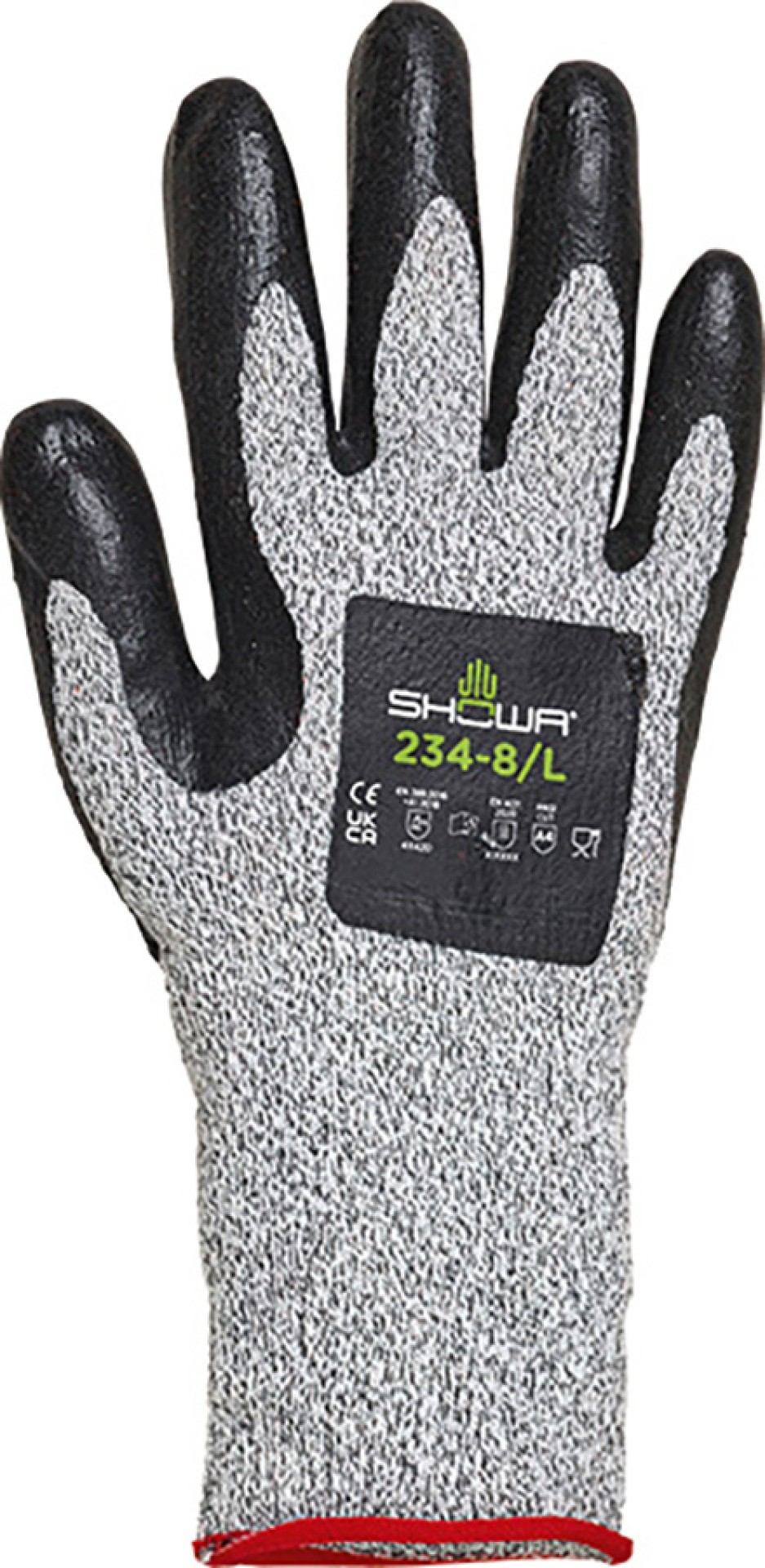 SHOWA Schnittschutz- und Hitzeschutzhandschuhe HPPE Nitrilbeschichtung