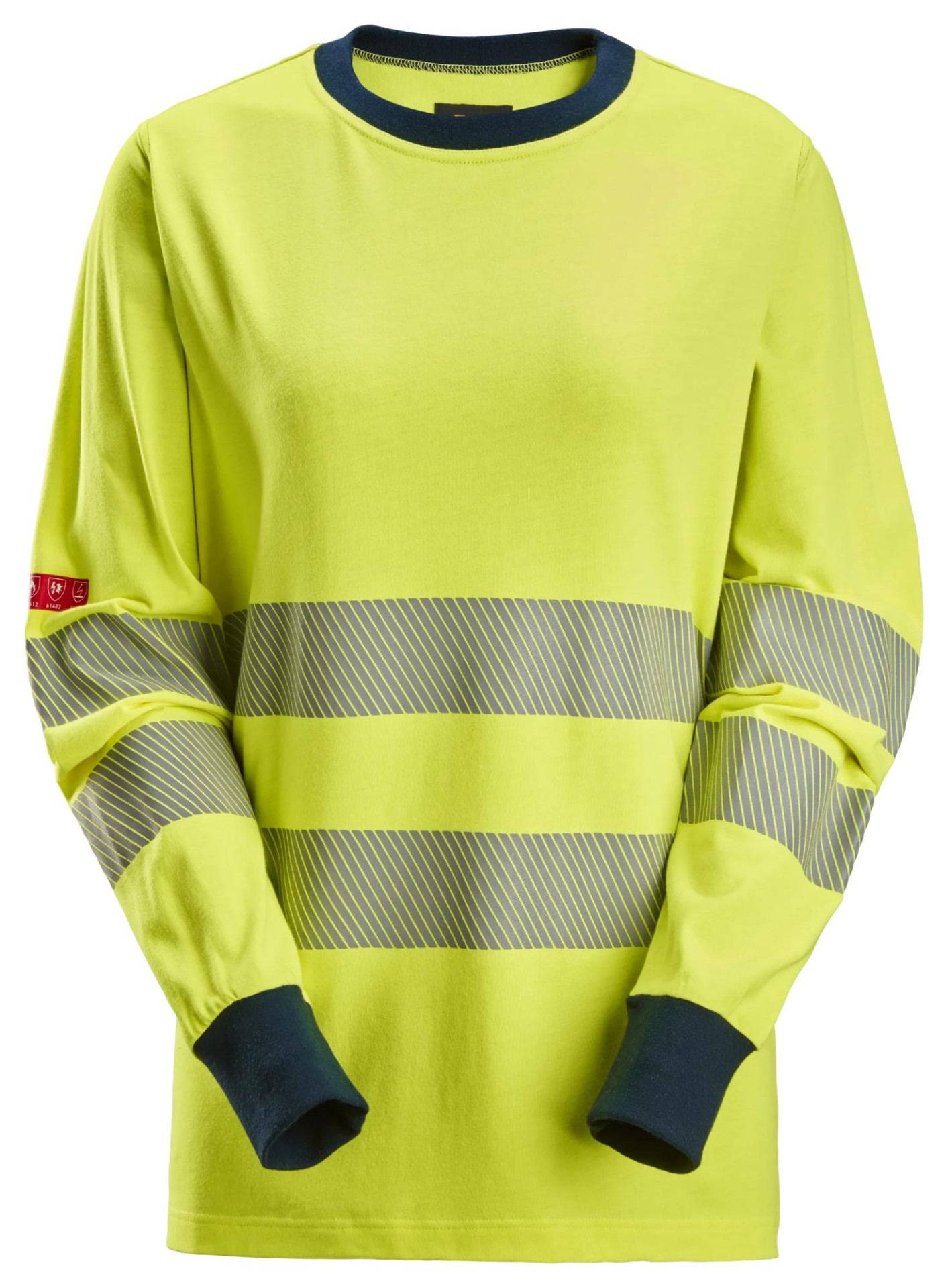 ProtecWork, Langarm-T-Shirt für Damen, High-Vis-Klasse 3/2
