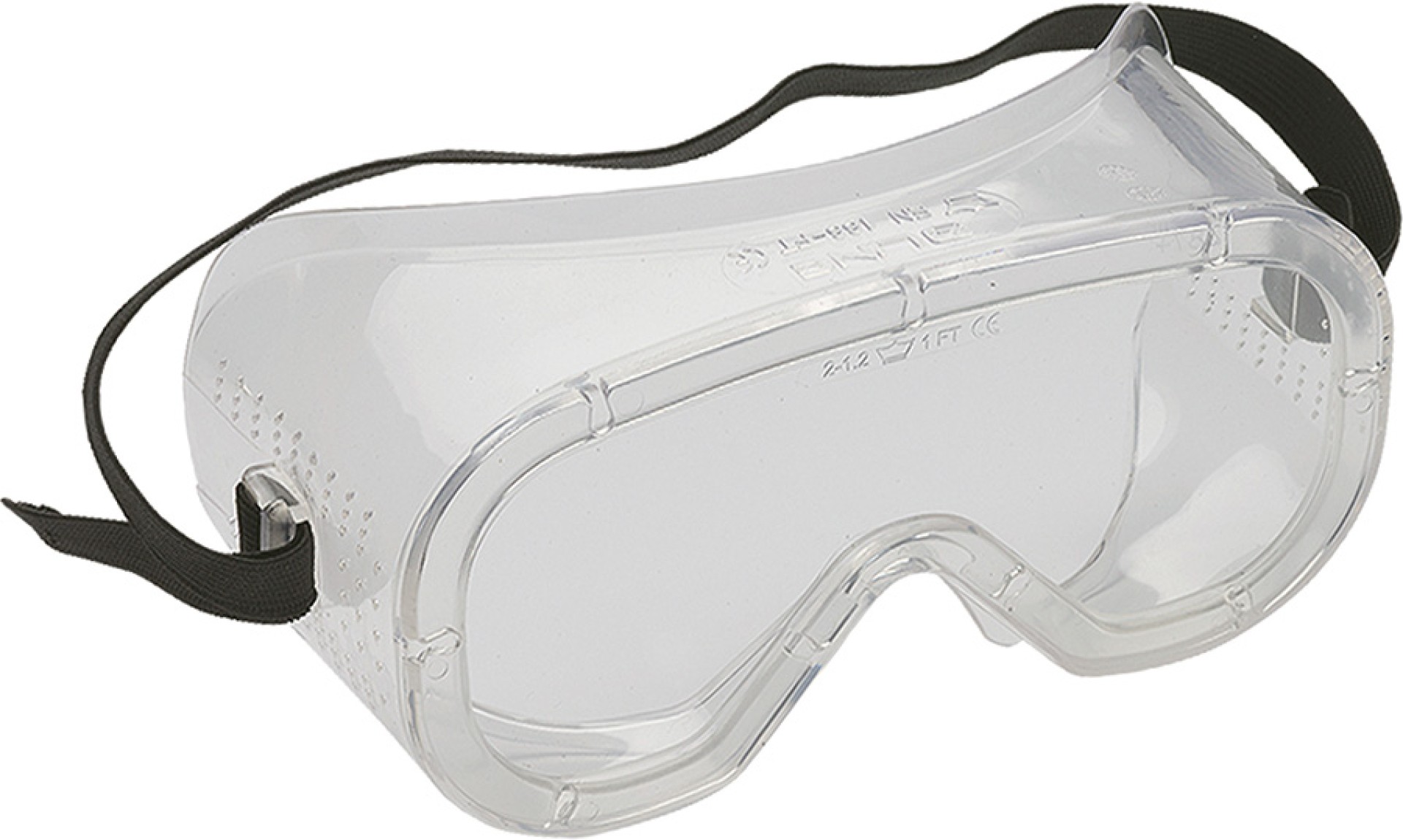 Vollsicht-Schutzbrille BOLLE SAFETY mit klarem Rahmen und Kopfband